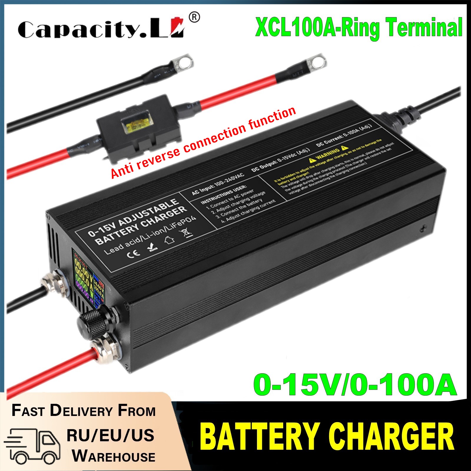 Caricabatterie Regolabile CC C - 84V 20A Smart Charger recensione e prezzo