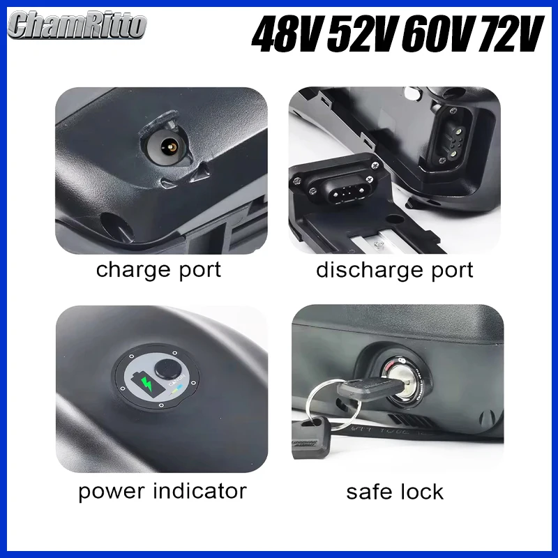 Batteria per e-bike 48V 50Ah 5 - 72V 50Ah 21700 Lithium Battery recensione e prezzo